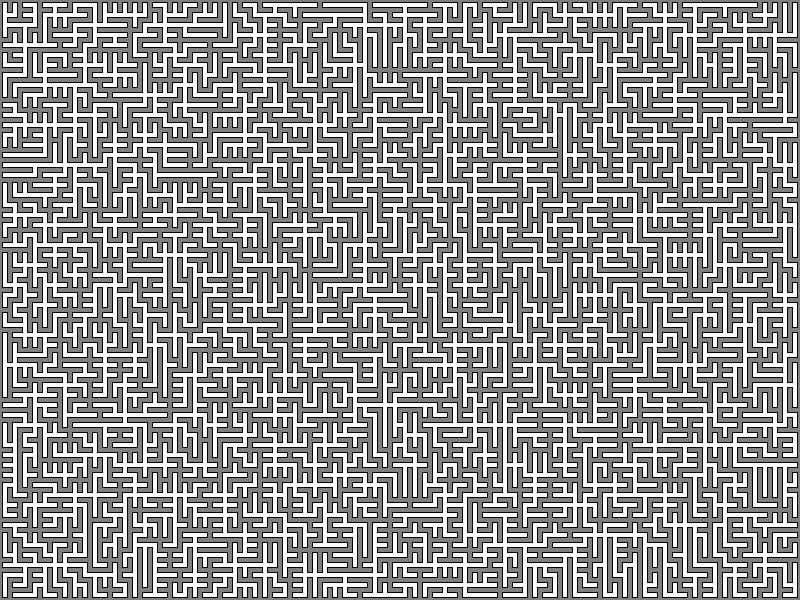 New Maze ( without loops )